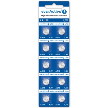Baterie Everactive  LR54 (L1131) do 12 GA (blister 10szt.) 